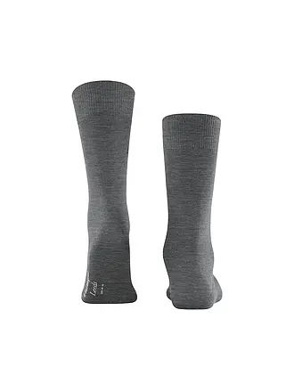 BURLINGTON | Chaussettes homme LEEDS 40-46 bleu foncé chiné | grau
